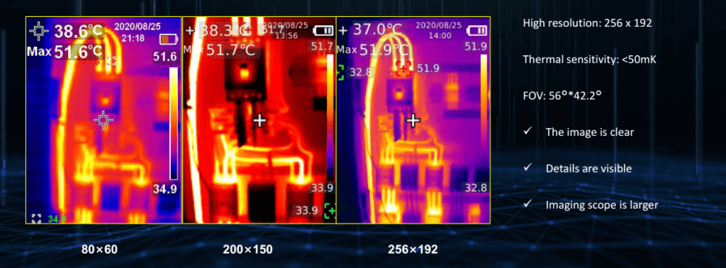 Infrared Thermal Temperature Imager Heat Gun Higher Resolution Detector  Camera
