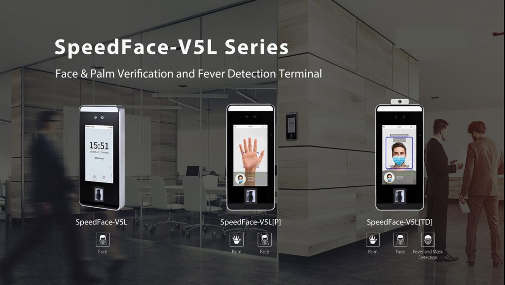 Face-Palm-Verification-SpeedFace V5L Time Attendance and Access Control